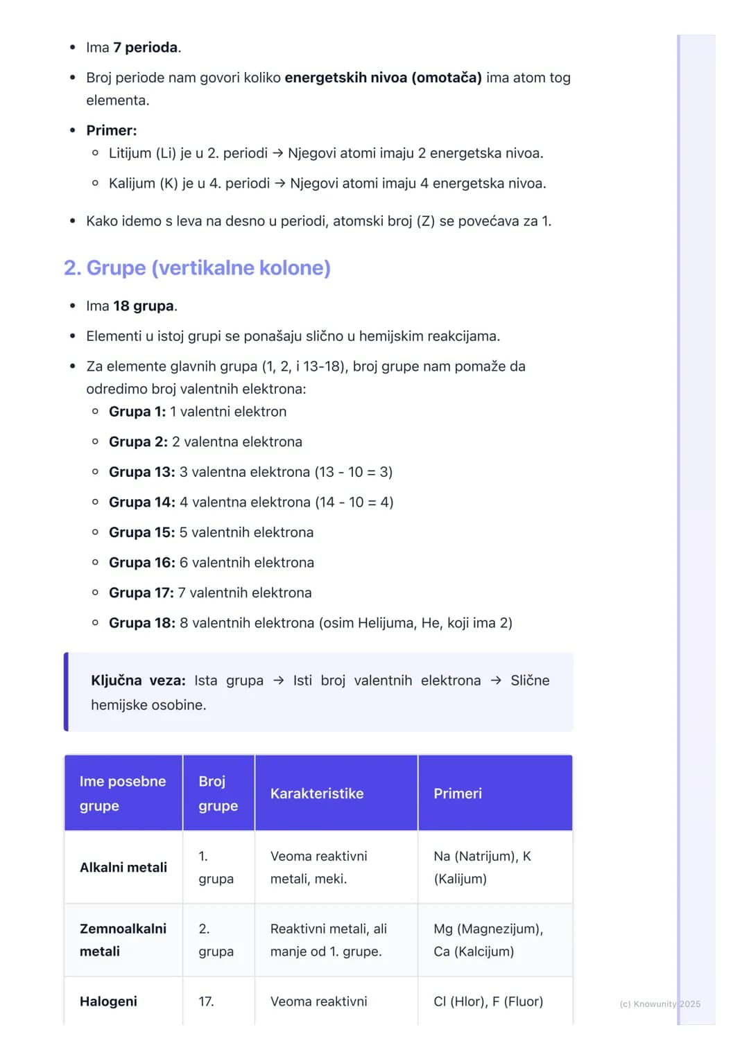 # Periodni sistem elemenata

## Uvod u Periodni sistem elemenata

Periodni sistem elemenata je kao velika tabela ili mapa za sve hemijske
el