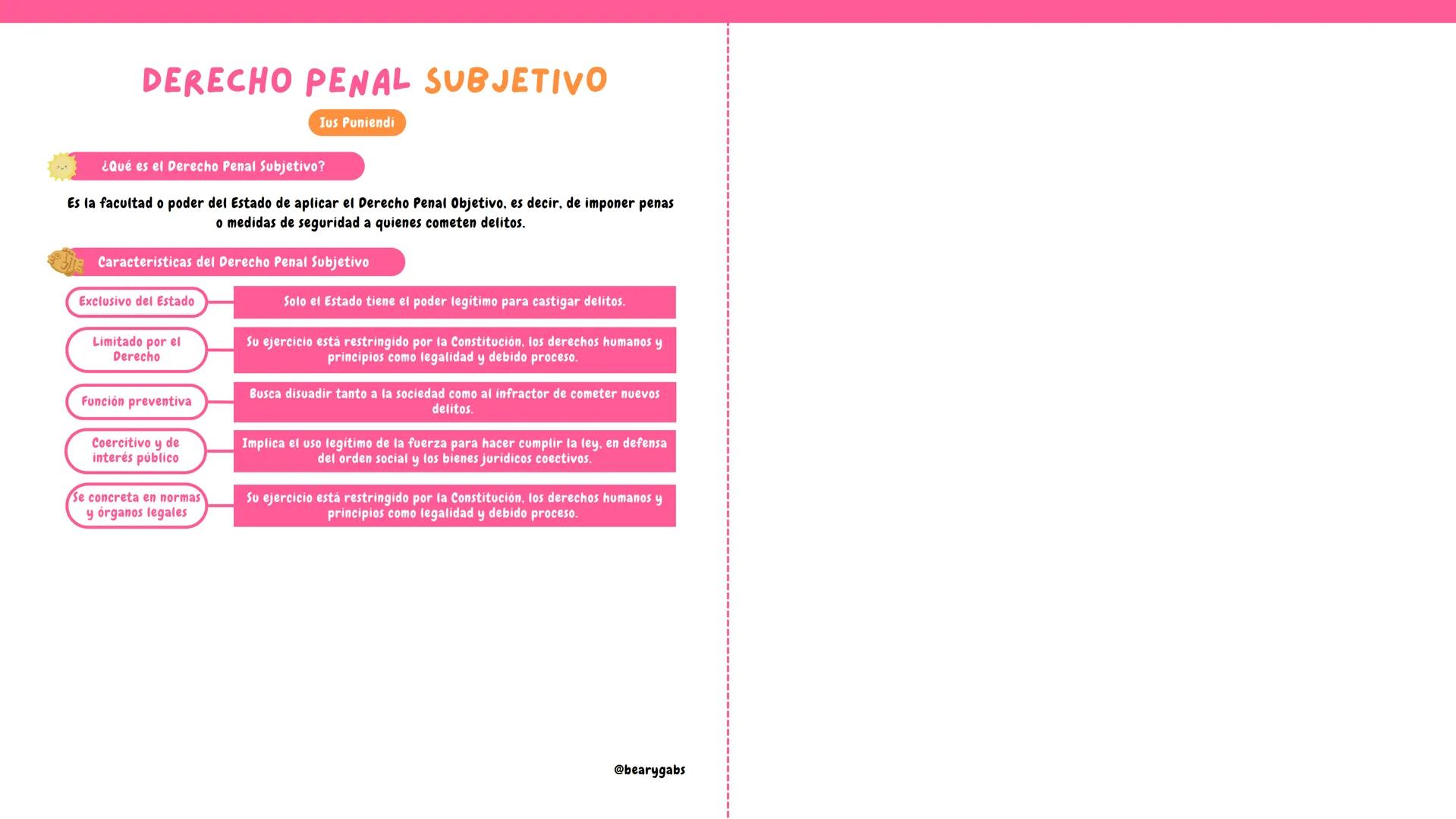 DERECHO PENAL (3ER CICLO) @bearygabs
FUNDAMENTOS DEL DERECHO PENAL
¿Qué es el Derecho Penal?
Es la rama del derecho público que se encarga d