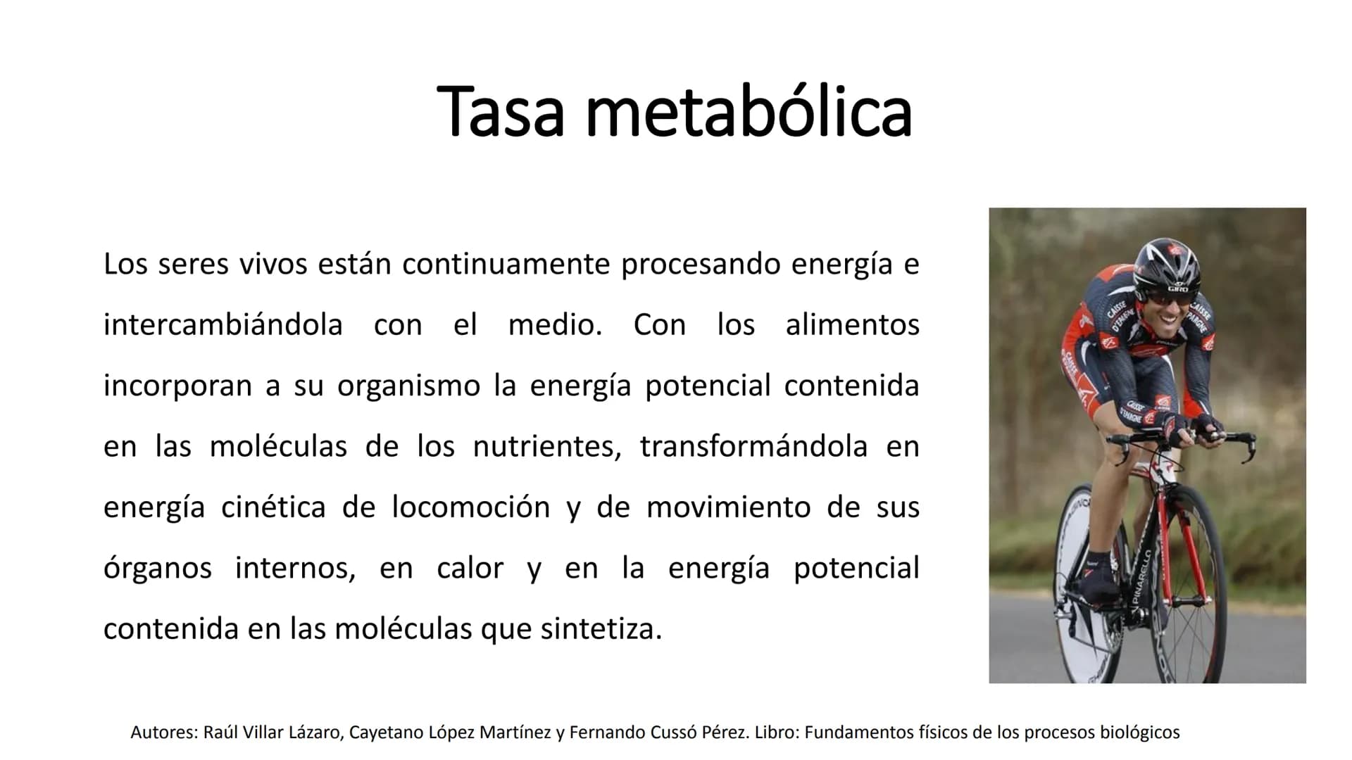 # METABOLISMO

Lic. Javier Céspedes Mata, M.E. Metabolismo
Metabolismo basal
www.botanical-online.com
Concepto: Describe el total
de cambios