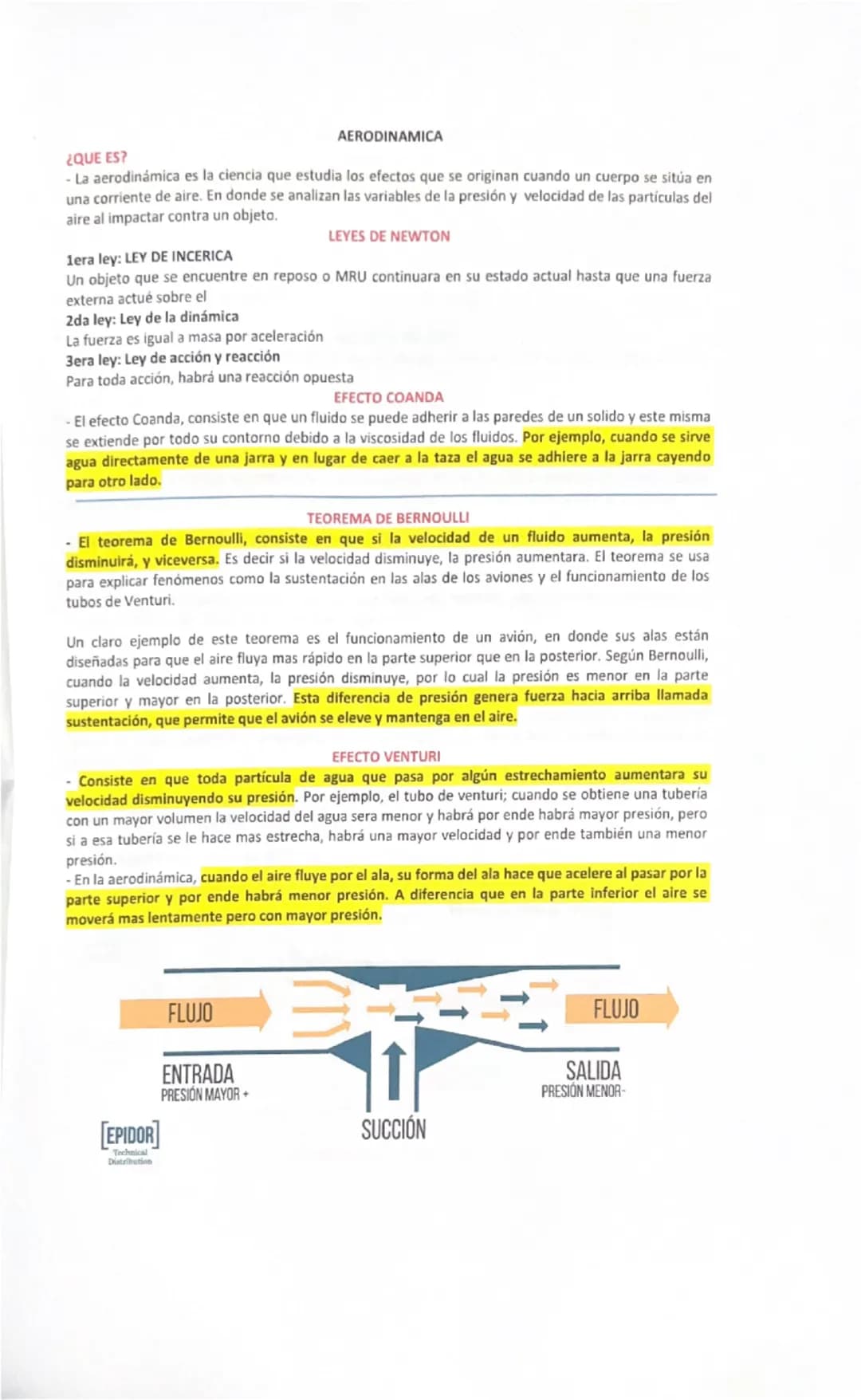 # ¿QUE ES?
# AERODINAMICA
- La aerodinámica es la ciencia que estudia los efectos que se originan cuando un cuerpo se sitúa en
una corriente