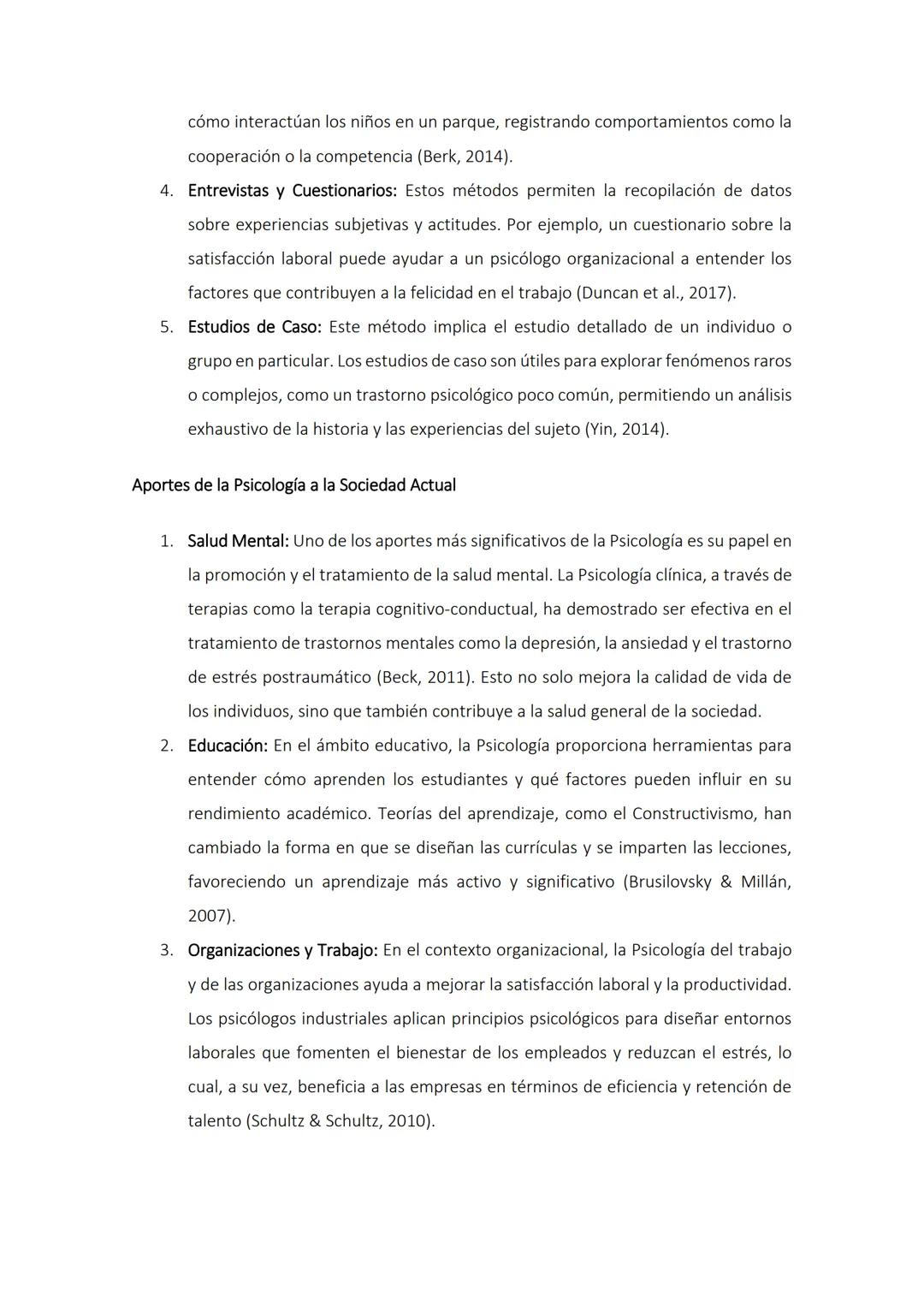 Semana 1: Introducción a la Psicología
Introducción
La Psicología, como disciplina científica, se centra en el estudio de la mente y el
comp