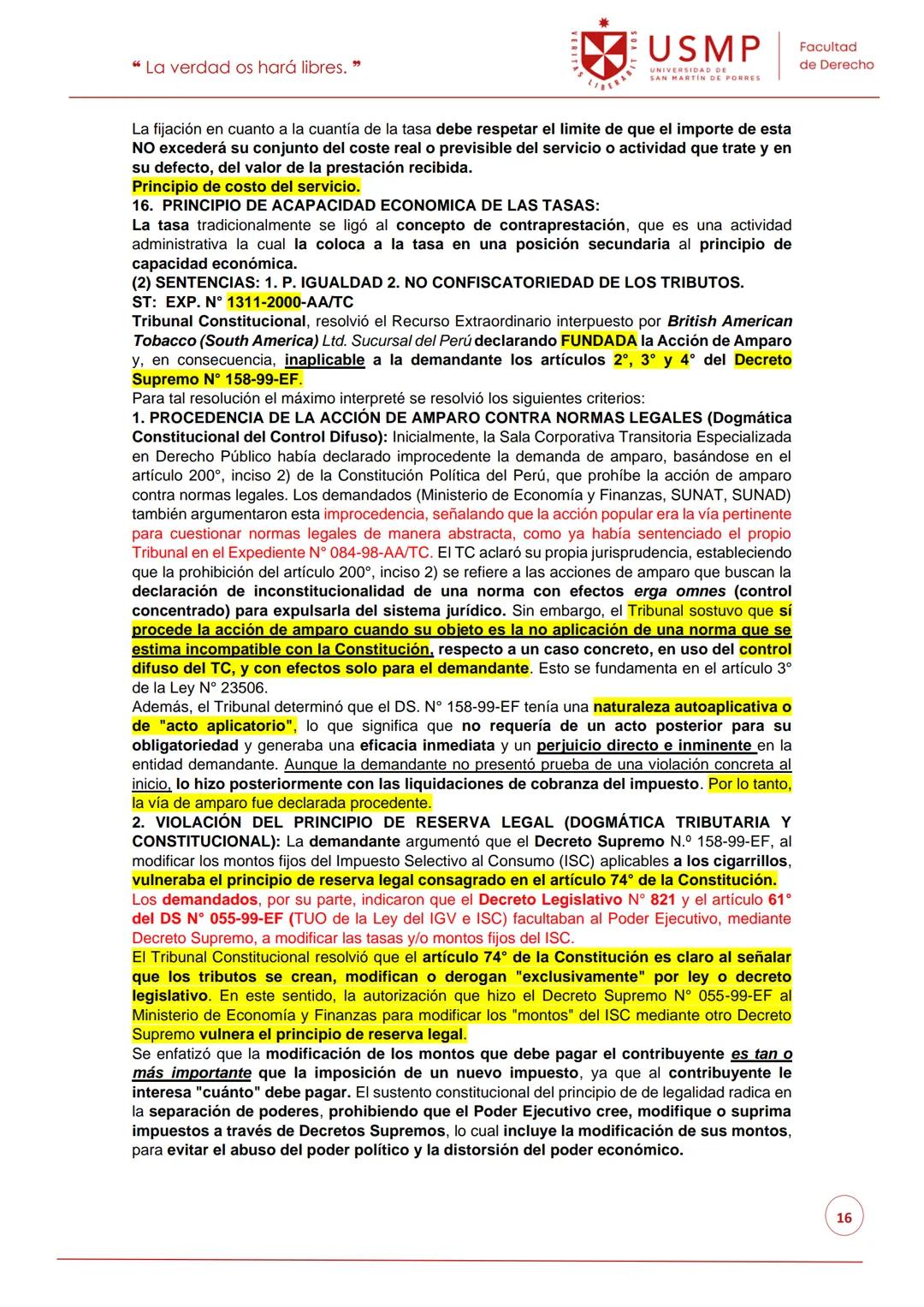 "La verdad os hará libres."

USMP
UNIVERSIDAD DI
Facultad
de Derecho
PRIMERA CLASE → Mera introducción al syllabus del ciclo 2025-11

26 DE 