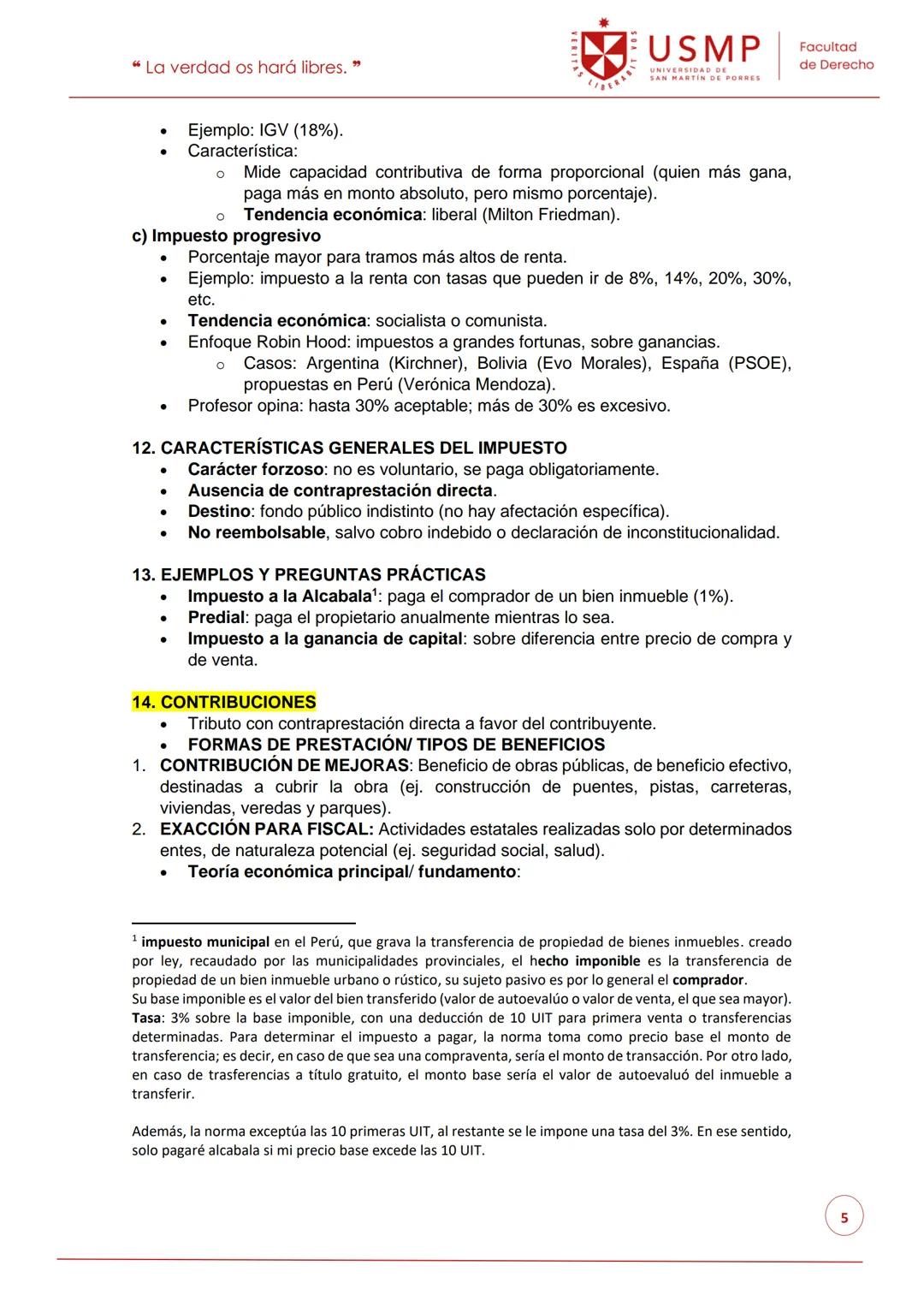 "La verdad os hará libres."

USMP
UNIVERSIDAD DI
Facultad
de Derecho
PRIMERA CLASE → Mera introducción al syllabus del ciclo 2025-11

26 DE 