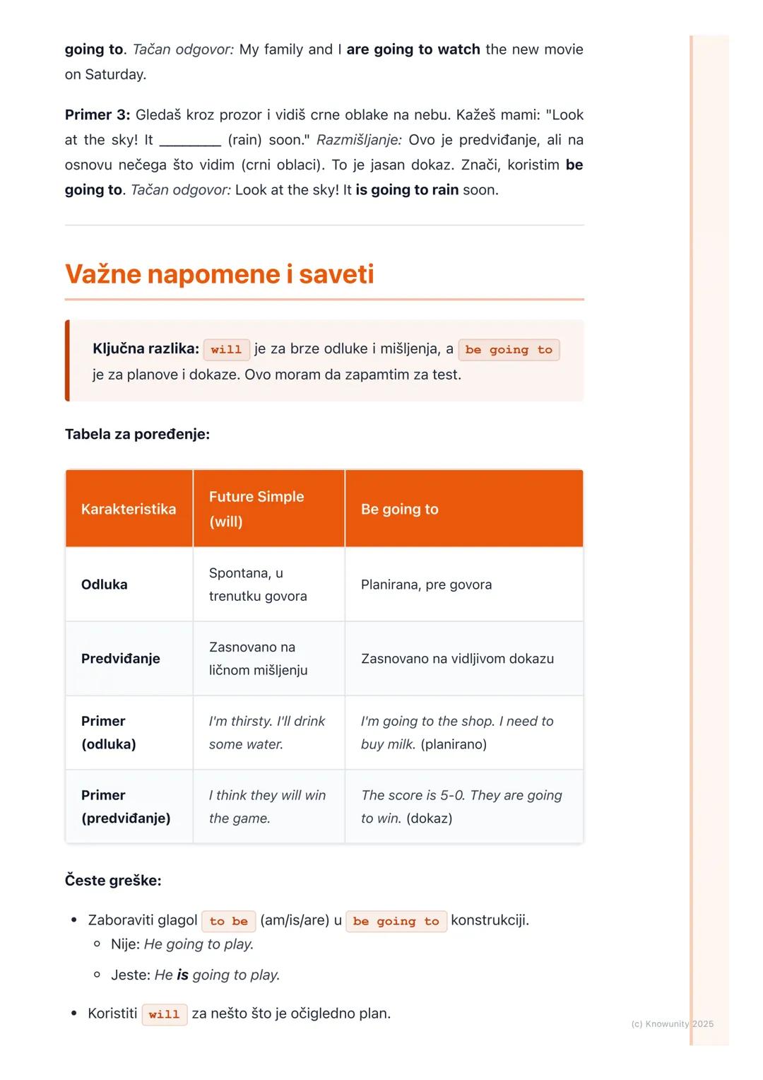 # Buduća vremena (Future
Tenses)

Uvod u buduća vremena

U engleskom jeziku, kada pričamo o nečemu što će se desiti, ne koristimo uvek
isto 