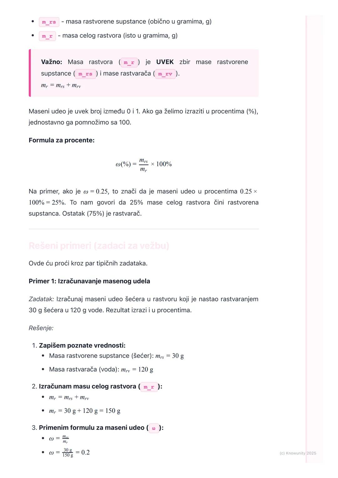 # Koncentracija rastvora
(maseni udeo)

Uvod u koncentraciju rastvora

Rastvori su svuda oko nas - slana voda u moru, sok koji pijemo, sirće