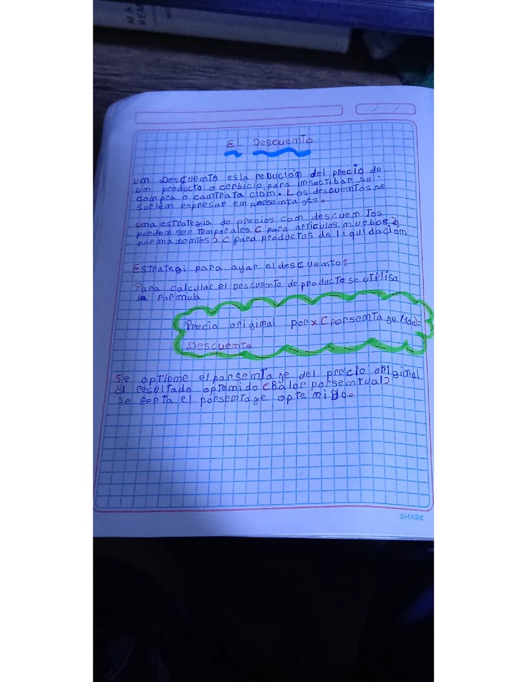 El descuemto