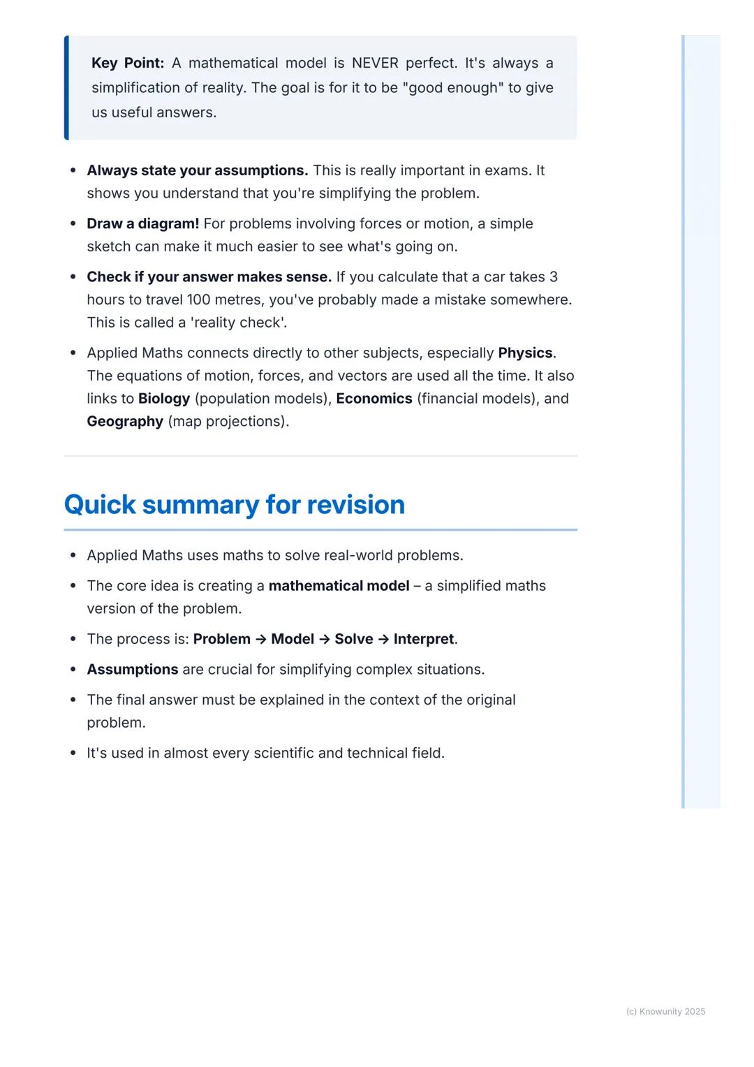# What is Applied Mathematics?

An introduction to applied mathematics

Applied Mathematics is basically using the maths we learn in class (