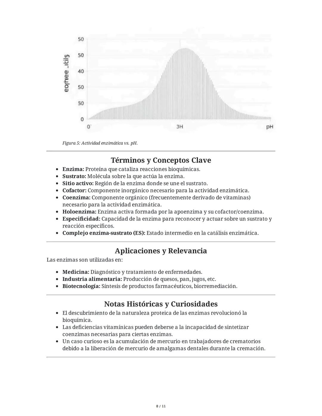 Enzimas: Catalizadores de la Vida
1. Introducción a las Enzimas
Las enzimas son proteínas fundamentales que actúan como catalizadores biológ