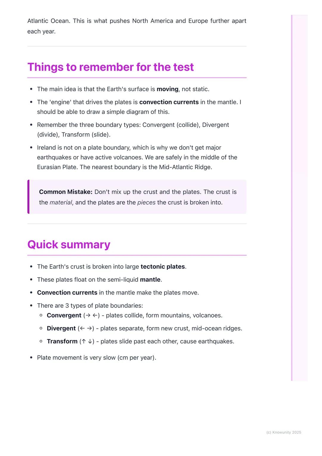 # Plate Tectonics (Basic)

## What are plate tectonics?

The theory of plate tectonics explains that the Earth's outer shell is not one
soli