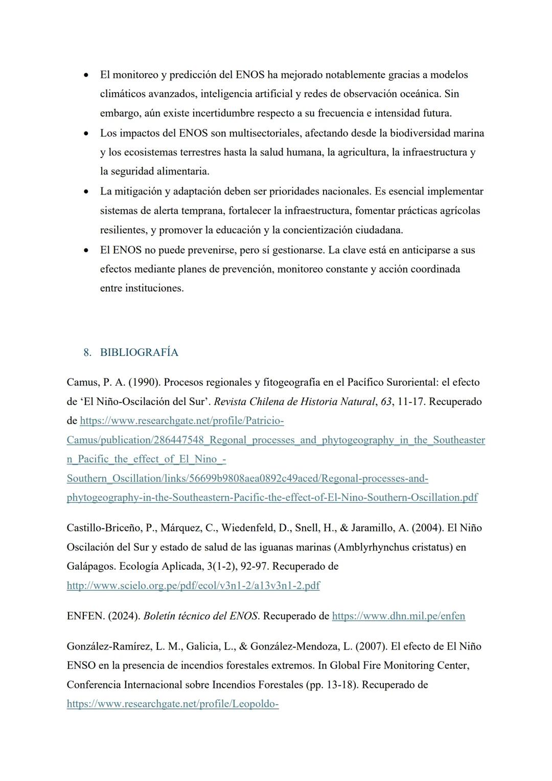UNIVERSIDAD NACIONAL AGRARIA
LA MOLINA
+ HOMINEM
ERE CUPIO +
WO
AGR
"EL NIÑO - OSCILACIÓN DEL SUR (ENOS)"
GRUPO: METEOOPANES
DOCENTE: DIANA 