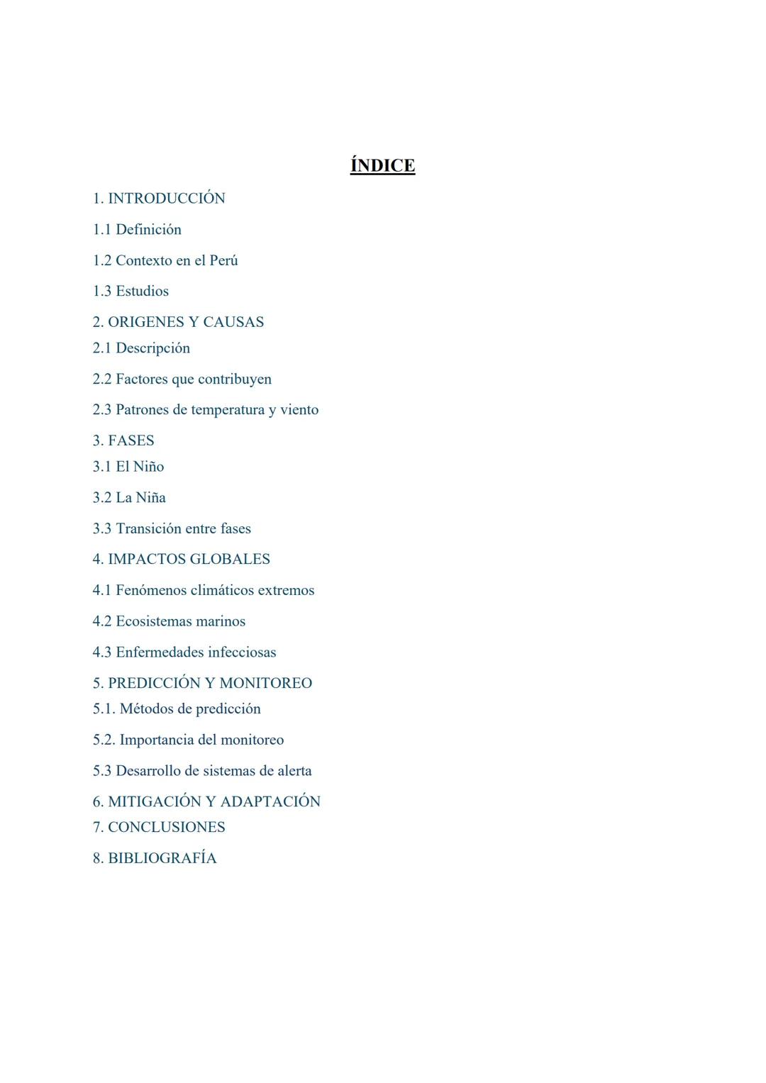 UNIVERSIDAD NACIONAL AGRARIA
LA MOLINA
+ HOMINEM
ERE CUPIO +
WO
AGR
"EL NIÑO - OSCILACIÓN DEL SUR (ENOS)"
GRUPO: METEOOPANES
DOCENTE: DIANA 