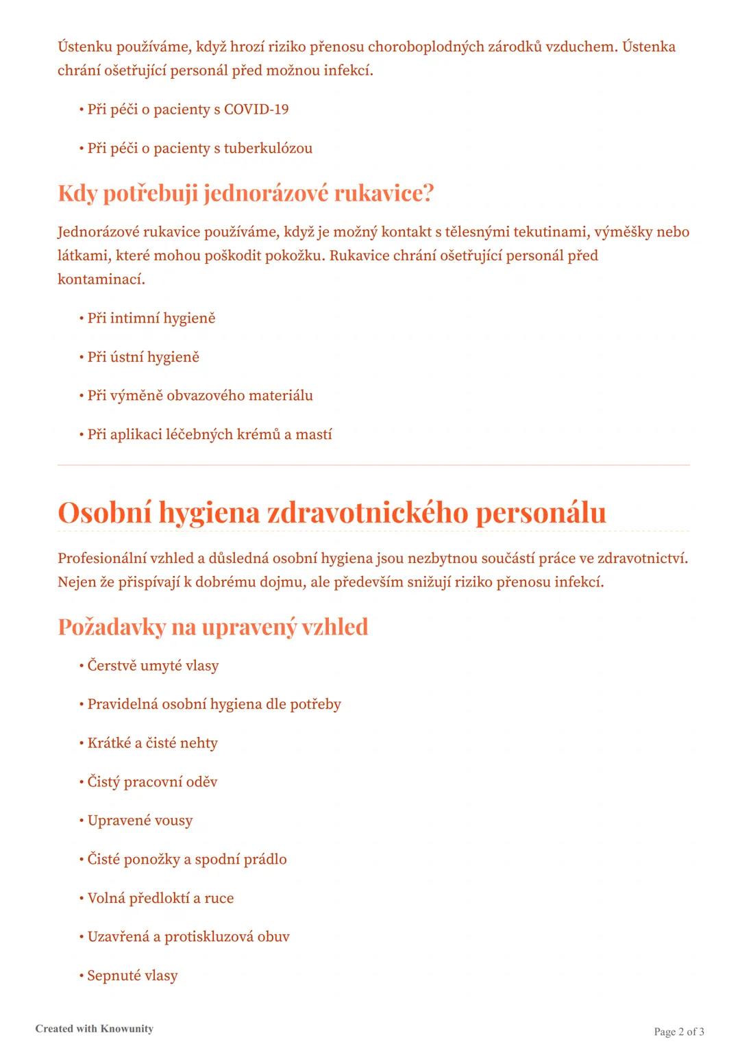 # Hygiena a ochranné pomůcky v
ošetřovatelství

Podrobný přehled hygienických pravidel a správného používání ochranných pomůcek pro
zdravotn