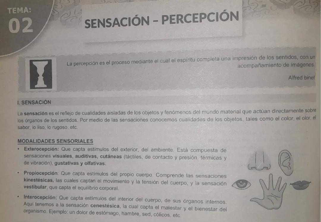 SENSACIÓN-PERCEPCIÓN