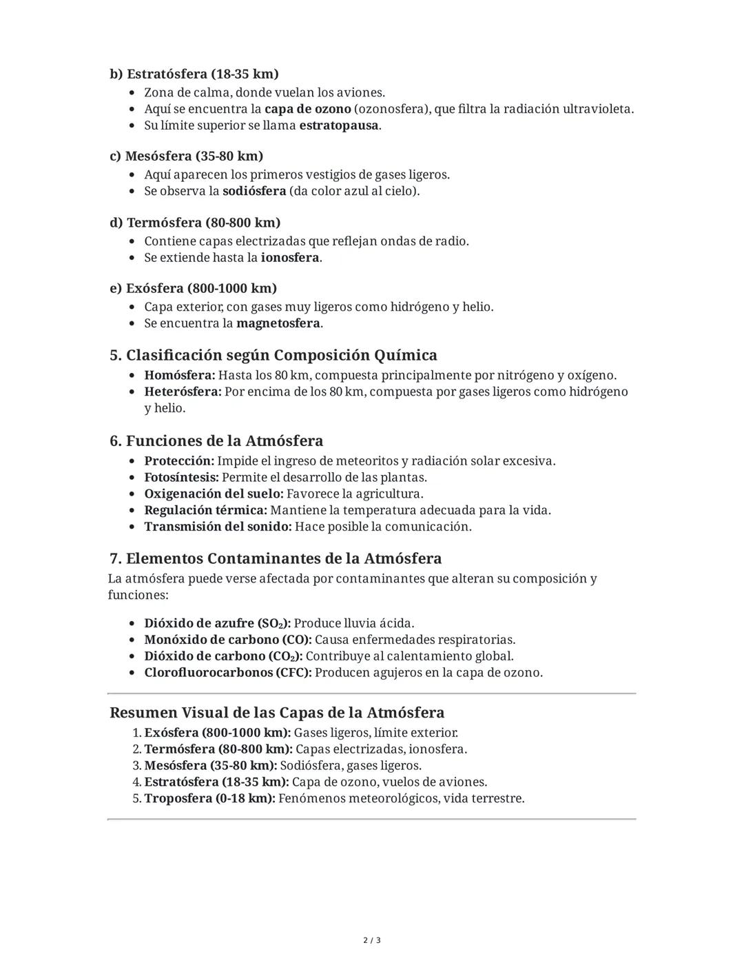 Resumen Completo: La Atmósfera
1. Definición y Origen de la Atmósfera
La atmósfera es la envoltura gaseosa que rodea la Tierra. Su nombre pr