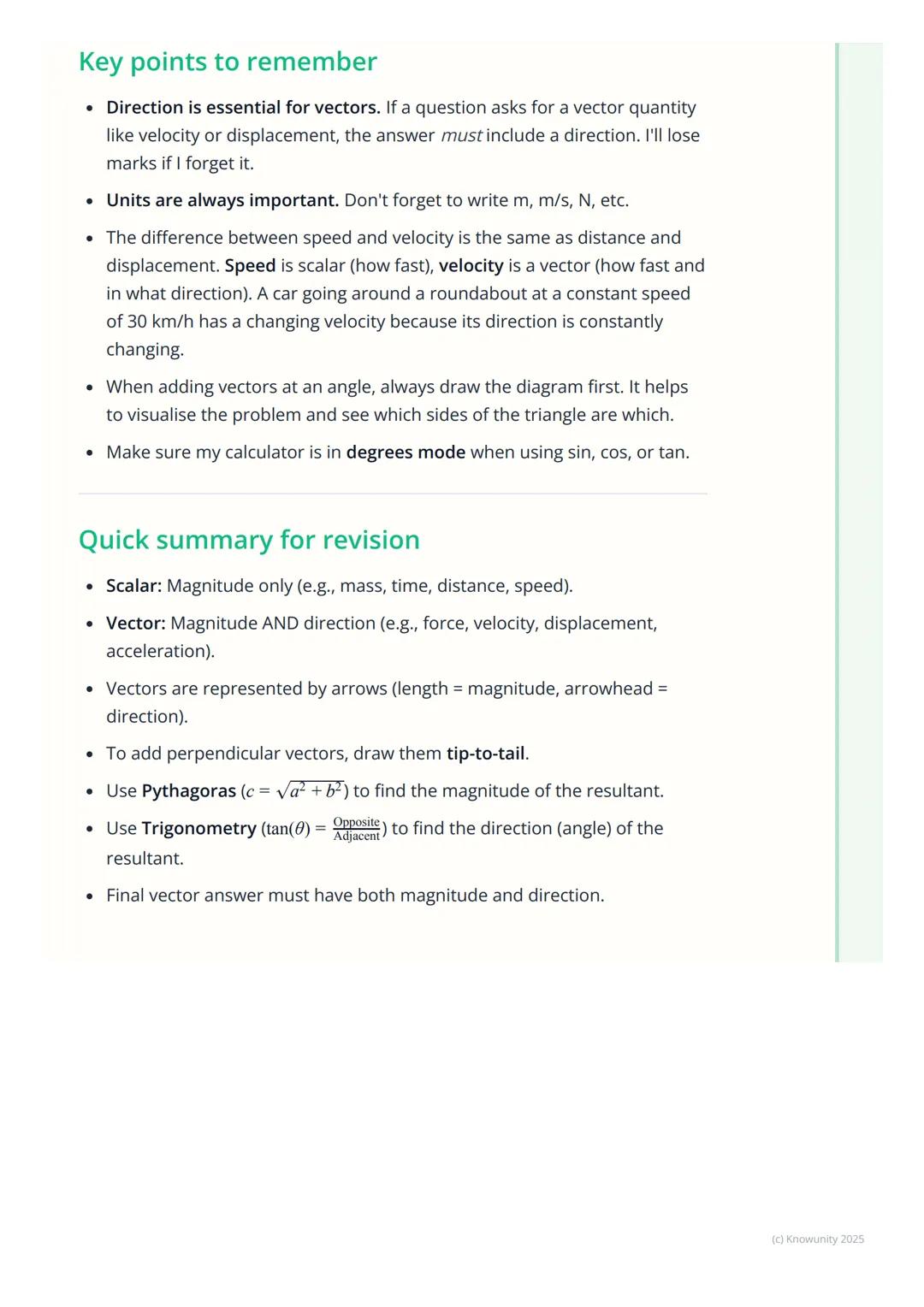 # Scalars and Vectors

## Introduction to physical quantities

In physics, when we measure something, we are measuring a physical
quantity. 