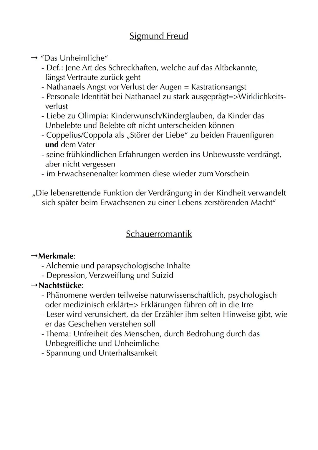 # Der Sandmann

Autor: Ε.Τ.Α. Hoffmann (Ernst Theodor Amadeus Hoffmann)
Jahr: 1816
Textsorte: Erzählung=> Novelle
Protagonisten: Nathanael, 