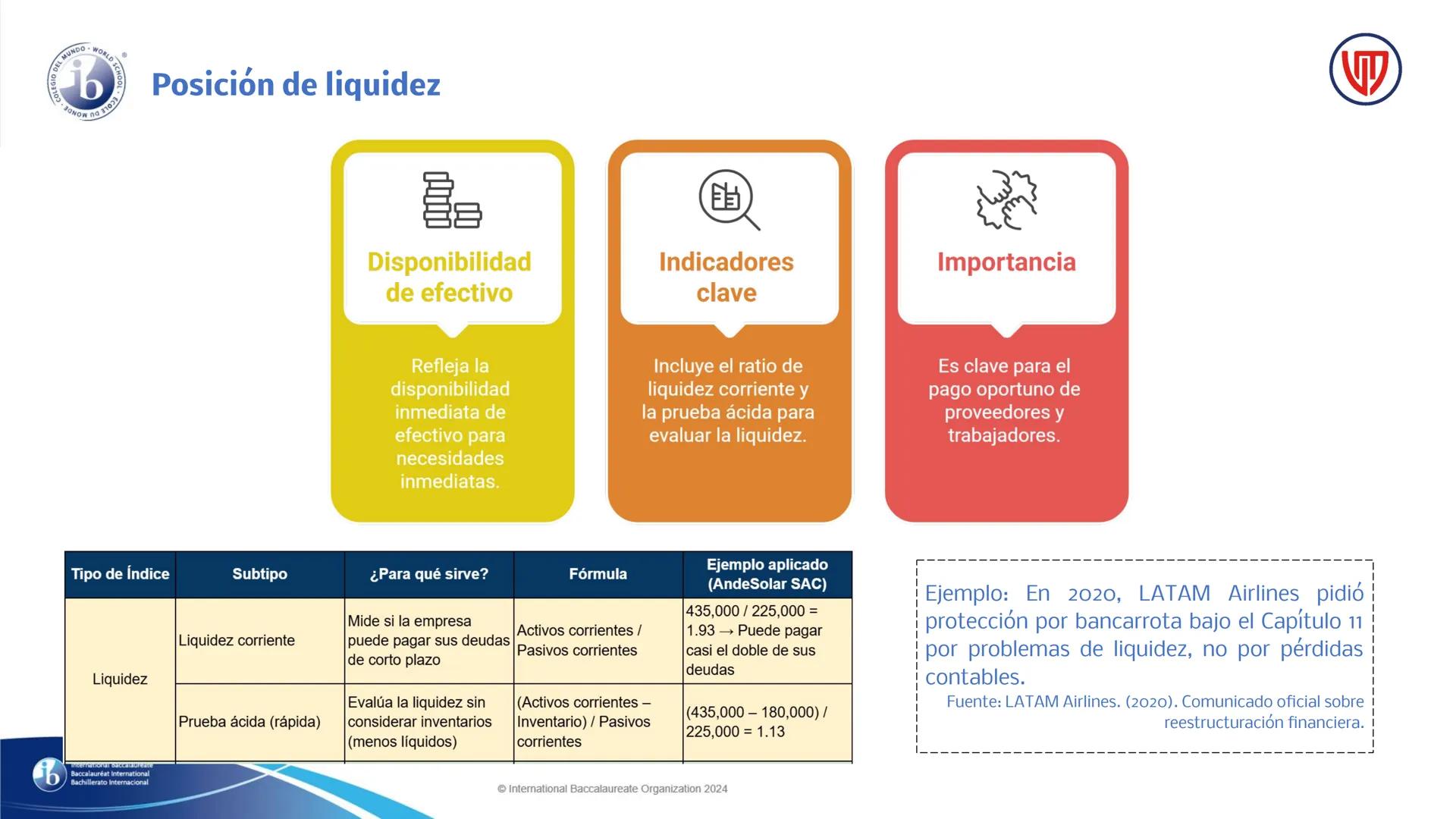 S15: Flujo de caja

Docente: Carlos Sánchez Romero

International Baccalaureate"
Baccalauréat International
Bachillerato Internacional

Inte