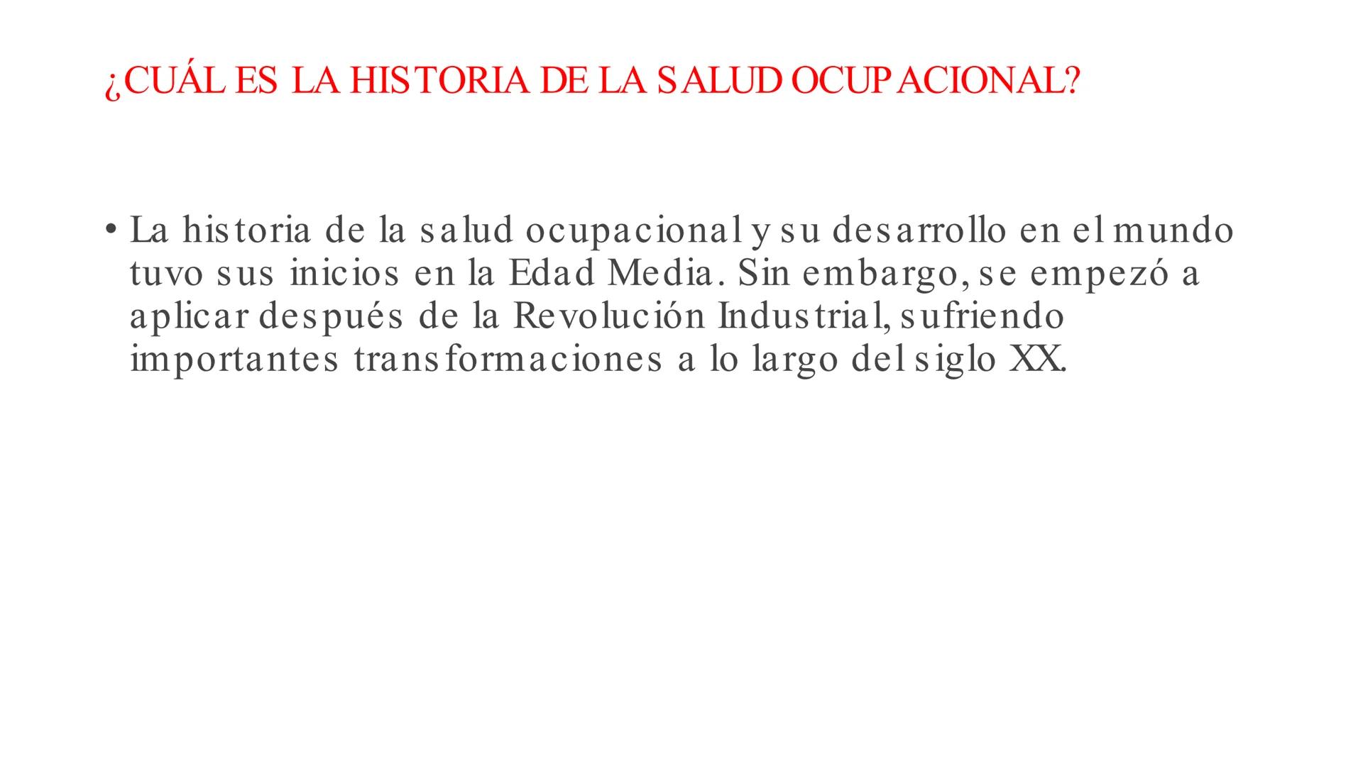 # SALUD OCUPACIONAL # ¿QUÉ ES LA SALUD OCUPACIONAL?

*   La S.O. genera y promueve que el trabajo sea sano y seguro.
¿Qué es la salud ocupac