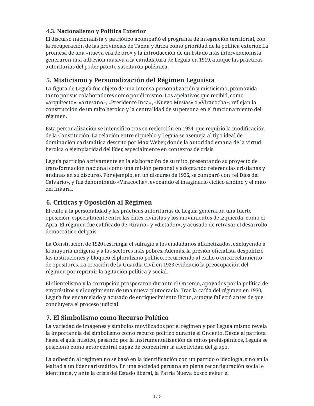 El <<Mito>>> Leguía: Imágenes y Poder en el Perú durante el
<<<Oncenio», 1919-1930

1. Introducción: El Oncenio y la Figura de Leguía
August