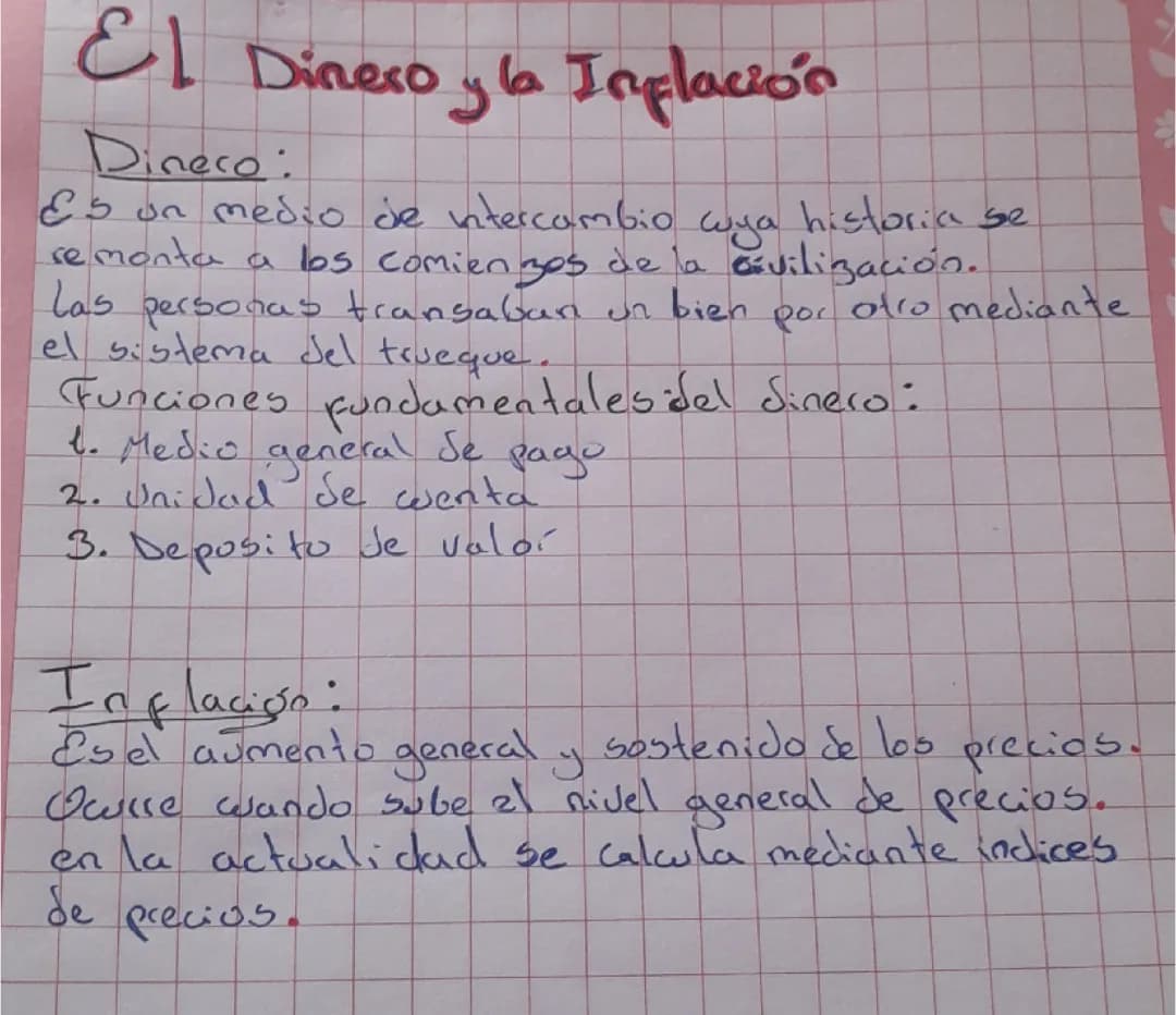 Dinero e inflación 