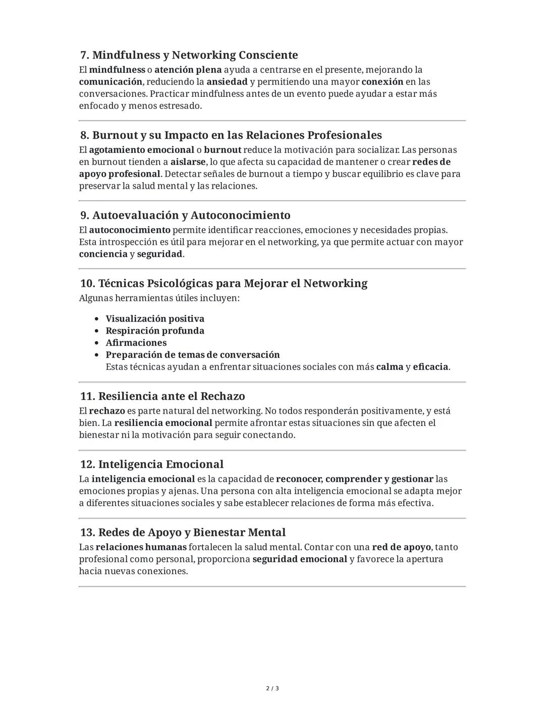 Salud Mental y su Influencia en el Networking
1. Introducción
La salud mental es un componente esencial del bienestar integral del ser human