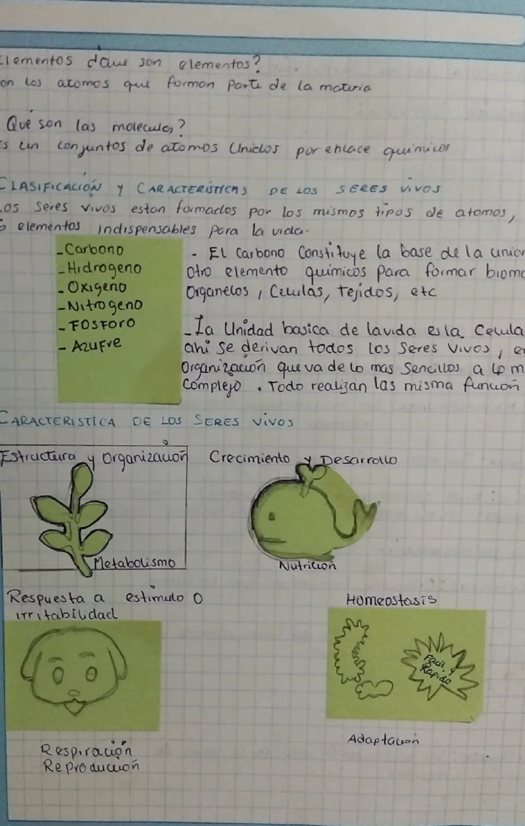 Clementos dave son
on Loj
elementos?
atomos que forman parte de la materia
Que son las molecular?
Es un
conjuntos de atomos Unidos
por
enlac