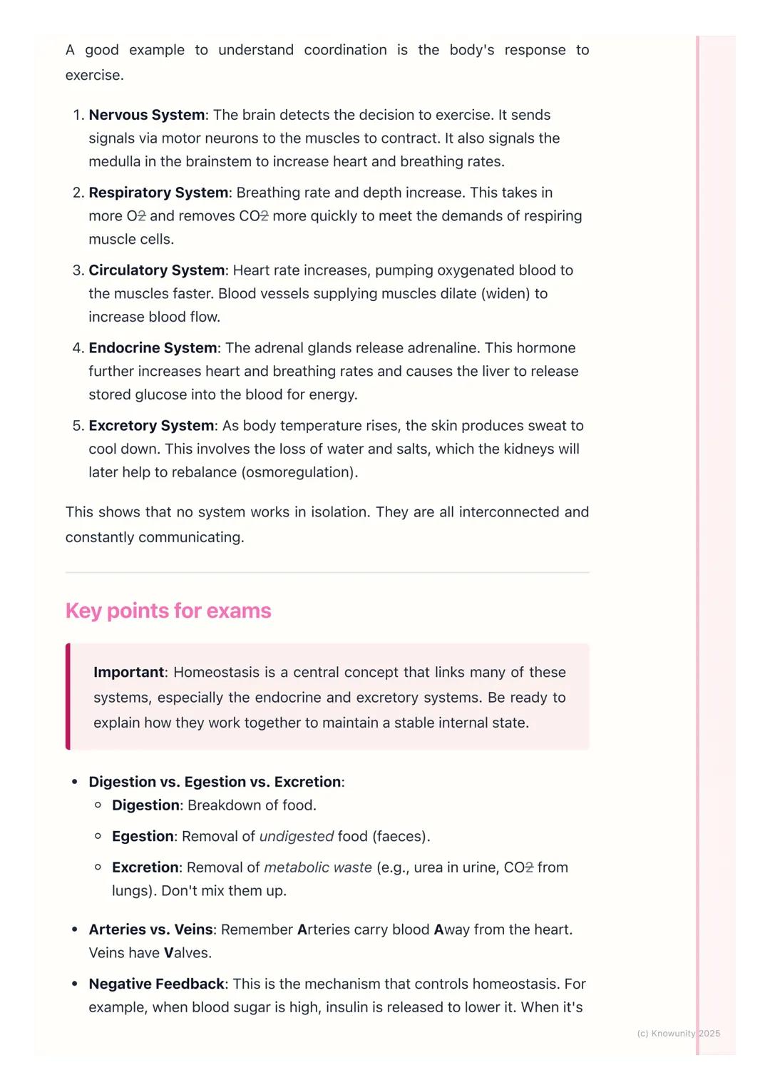 # Human Body Systems

Introduction to human body systems

The human body is organised in a hierarchy: cells $\rightarrow$ tissues $\rightarr