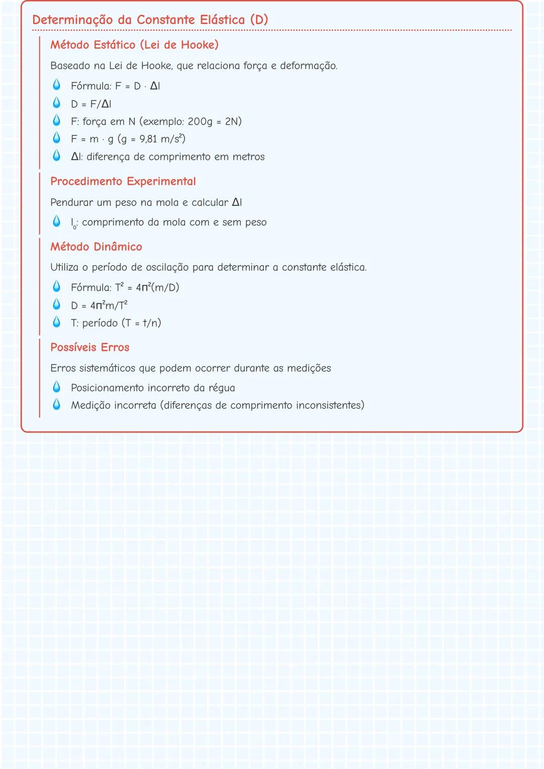 # Oscilações Mecânicas

## Definição de Oscilação Mecânica

Uma oscilação mecânica é um movimento periódico de um corpo em torno de uma posi