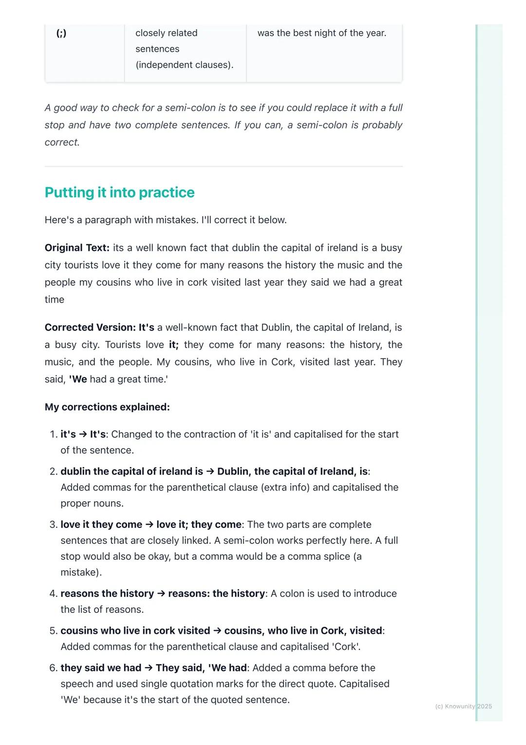 # Punctuation

An introduction to punctuation

Punctuation is basically the set of marks we use to make our writing clear and
easy to unders