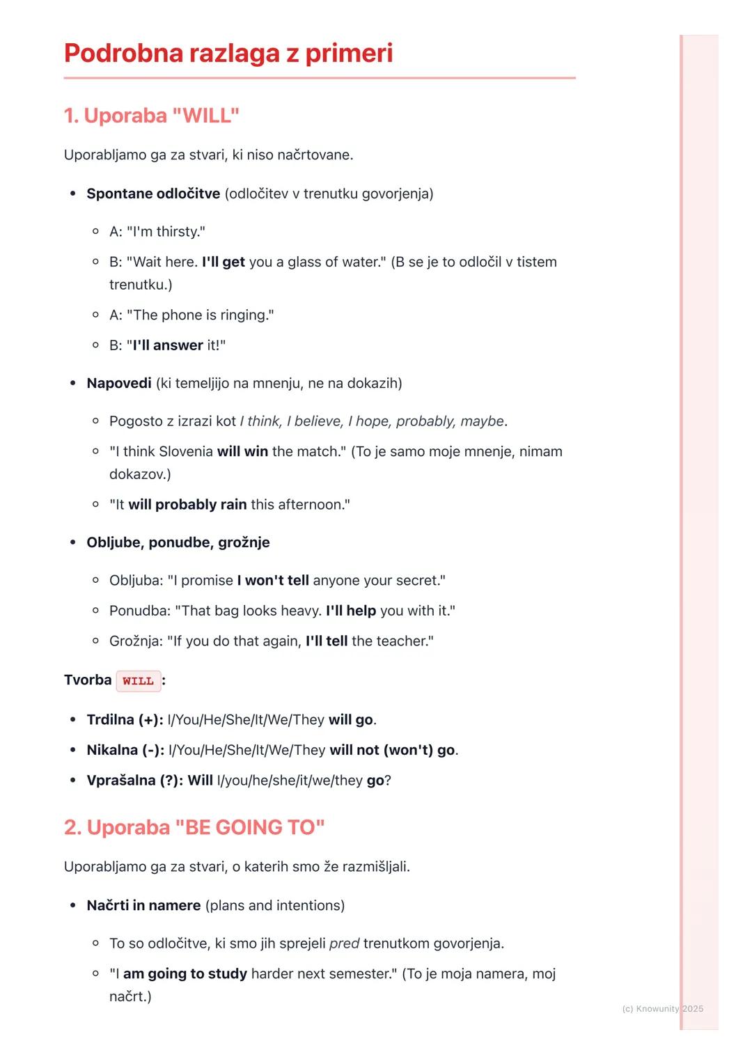 # Prihodnost (različni načini)

Pregled izražanja prihodnosti

V angleščini lahko prihodnost izrazimo na več načinov. Ni samo enega
"praviln