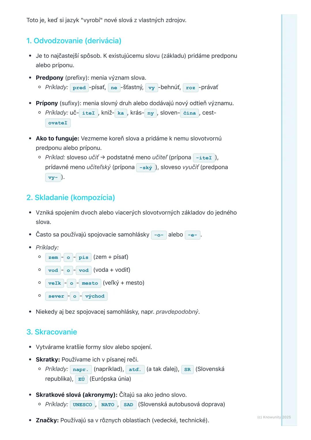 # Obohacovanie slovnej zásoby

## 1. Prehľad obohacovania slovnej zásoby

Takže, dnes sa pozrieme na to, ako sa naša slovná zásoba v slovenč