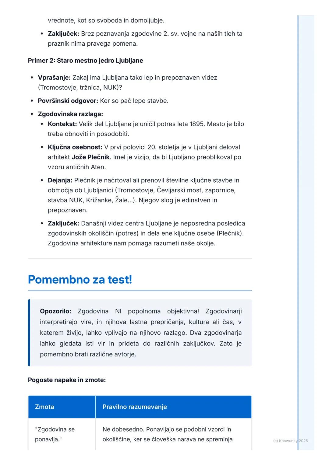 # Kaj je zgodovina in zakaj jo
preučujemo?

## Kaj je zgodovina?

Zgodovina ni samo učenje letnic in imen na pamet. Je znanstvena veda, ki
p