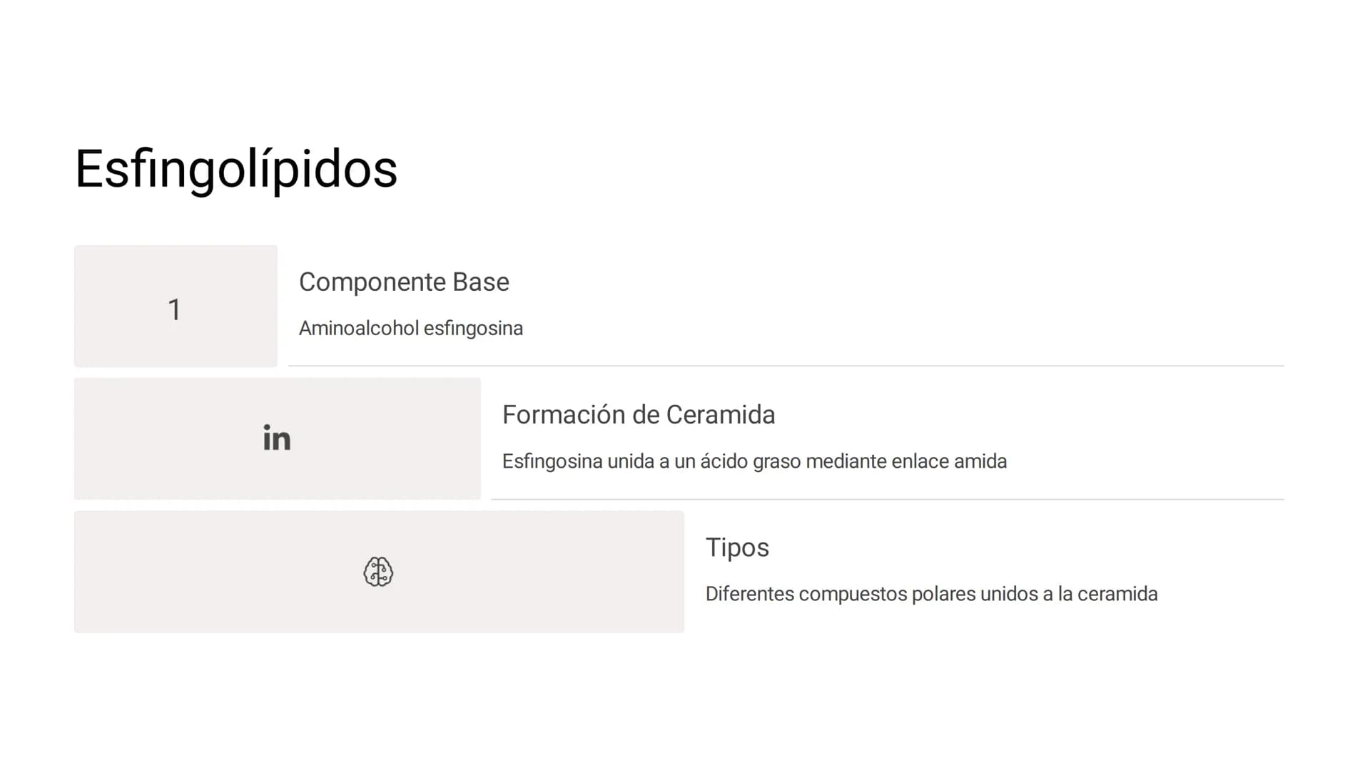 # LOS LÍPIDOS

glycoprotein
external membrane
surface
Plasma Membrane
carbohydrate
chain
Los lípidos son biomoléculas orgánicas
formadas por