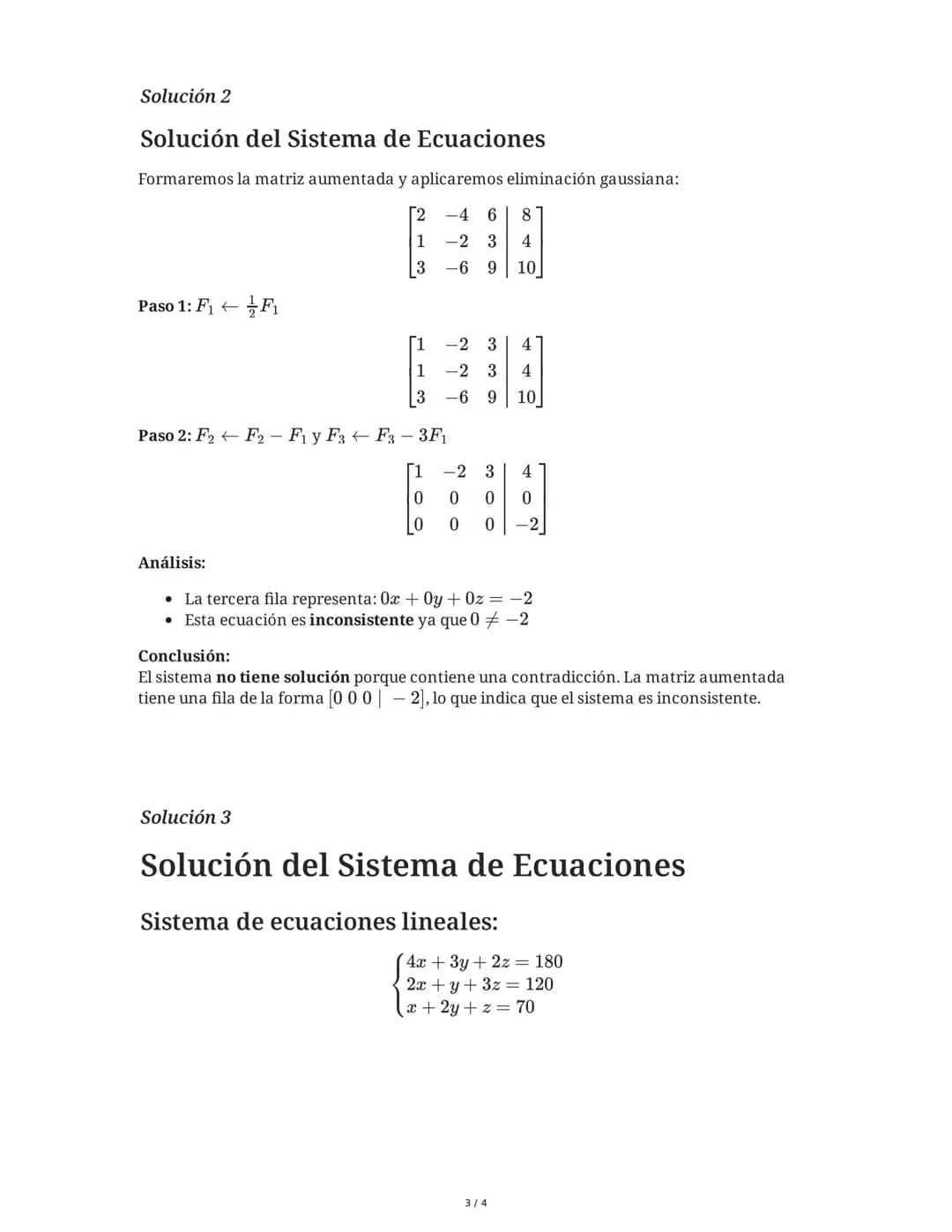 10 June 2025
Resolución de Sistemas de Ecuaciones Lineales
3x3
Tarea 1
Resuelve el siguiente sistema de ecuaciones lineales de 3 × 3 usando 