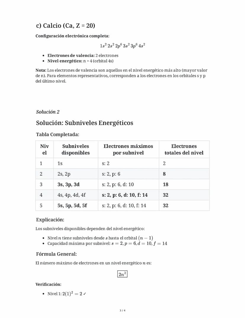2 June 2025
Configuración Electrónica y Tabla Periódica
Tarea 1
Determina la configuración electrónica completa de los siguientes elementos 