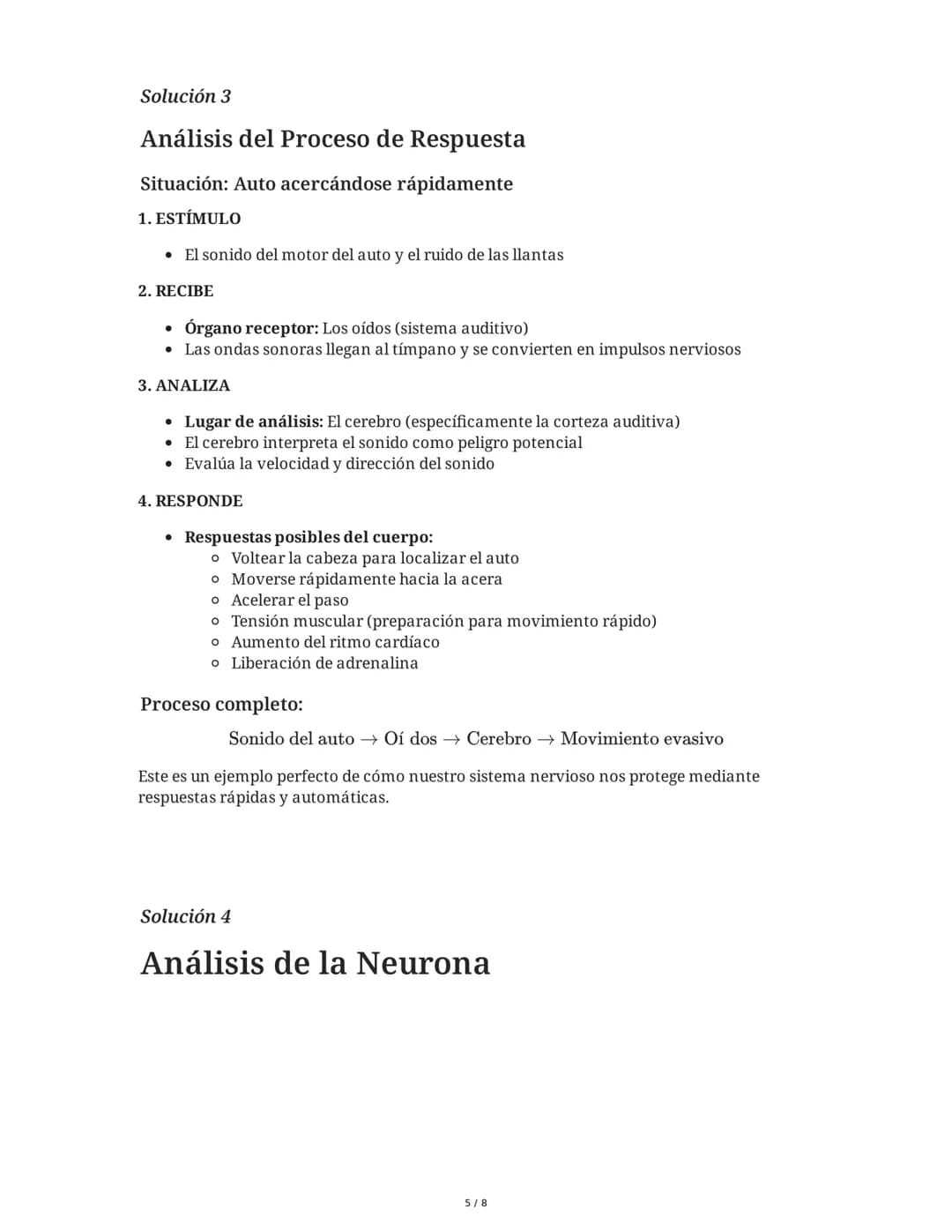 --- OCR Start ---
El Sistema Nervioso y sus Funciones
5 June 2025
Tarea 1
Comprensión del Sistema Nervioso
Explica con tus propias palabras 