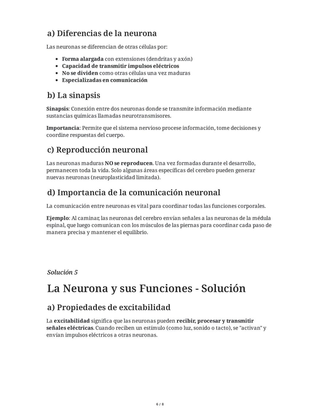 --- OCR Start ---
El Sistema Nervioso y sus Funciones
5 June 2025
Tarea 1
Comprensión del Sistema Nervioso
Explica con tus propias palabras 
