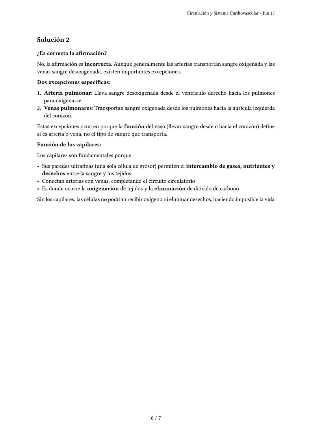 Circulación y Sistema Cardiovascular
Generado por Vania Aisa Severino Igreda - Jun 17
Descripción: Este examen evalúa la comprensión de la c