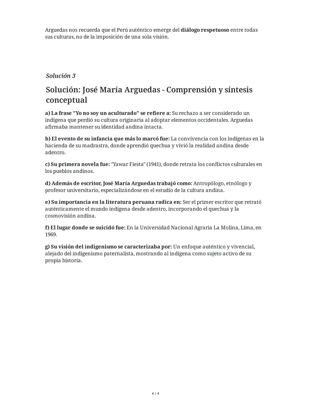 5 June 2025
José María Arguedas: Vida, Obra e Impacto
Tarea 1
Análisis biográfico y contexto histórico
Basándote en el material sobre José M