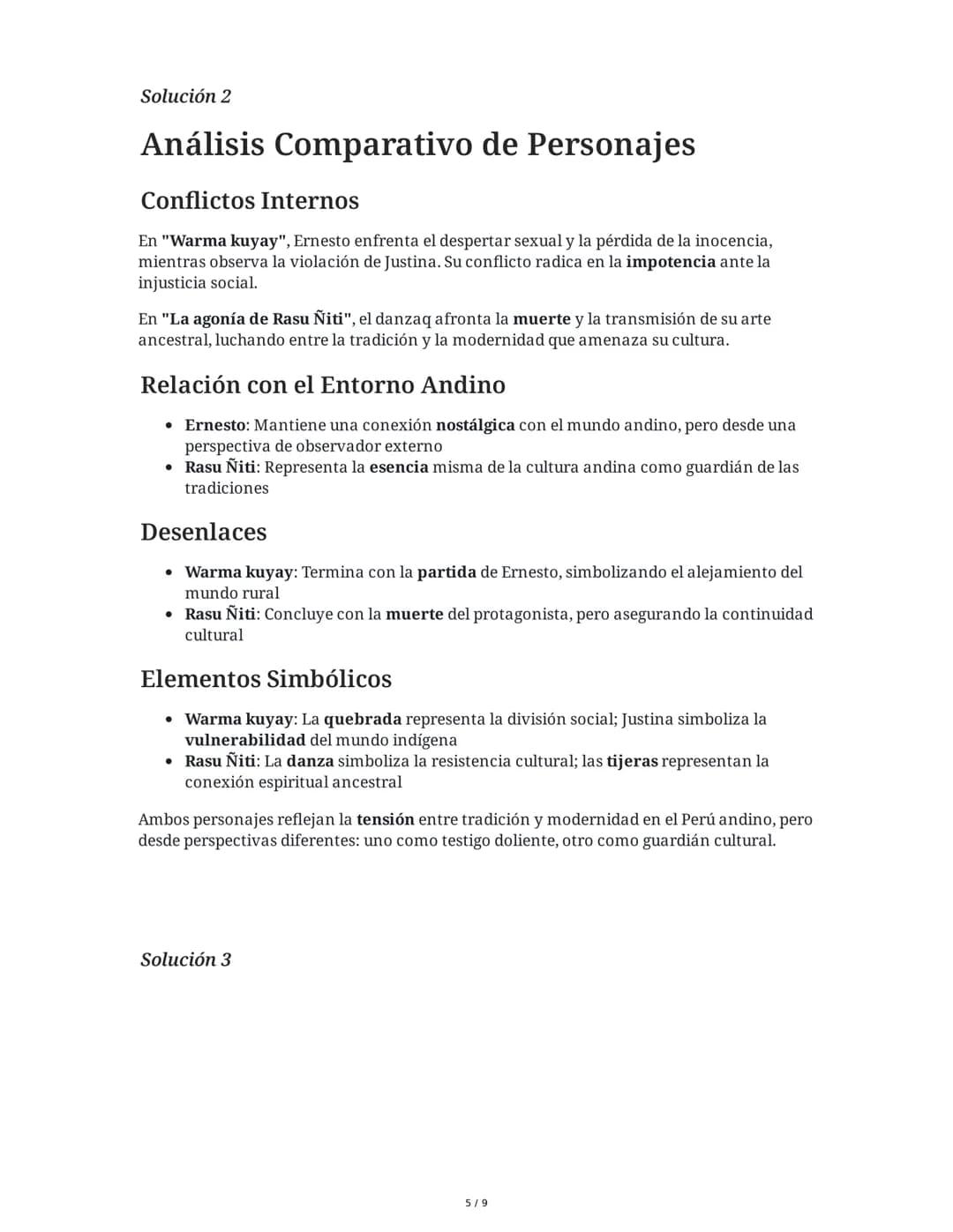 3 June 2025
Análisis Literario de Obras de José María
Arguedas
Tarea 1
Análisis del conflicto cultural en "Warma kuyay"
En el cuento "Warma 