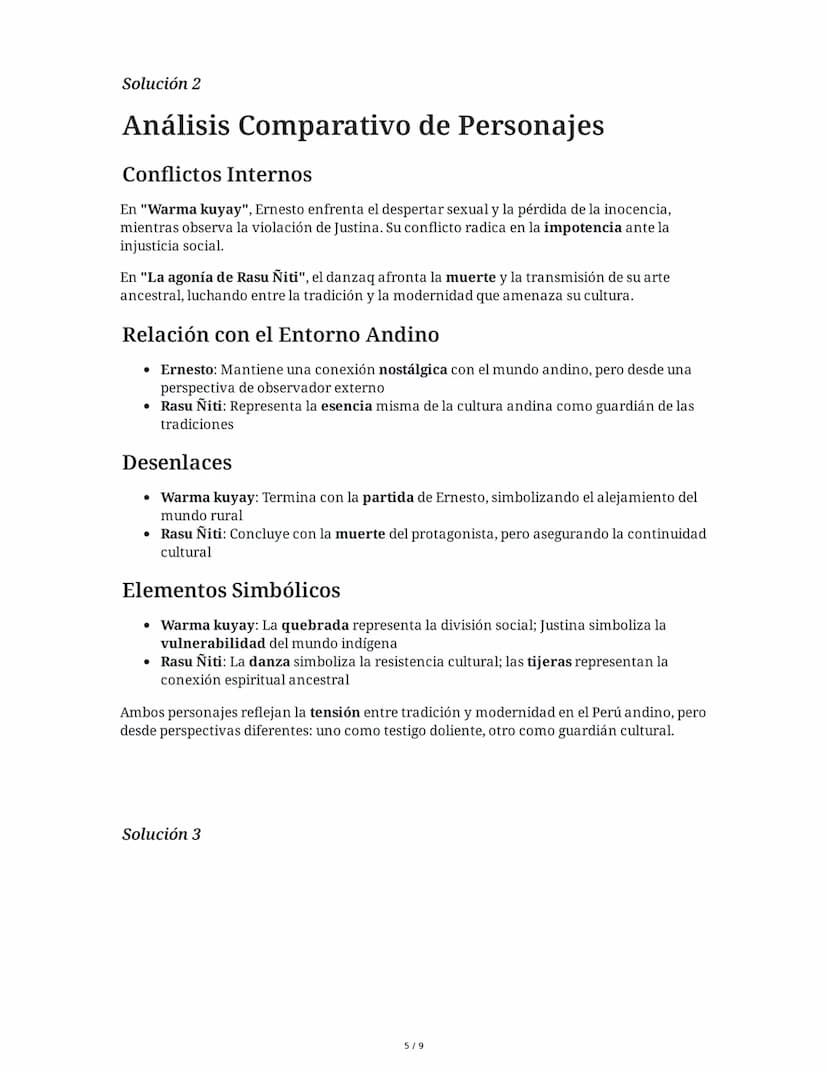 3 June 2025
Análisis Literario de Obras de José María
Arguedas
Tarea 1
Análisis del conflicto cultural en "Warma kuyay"
En el cuento "Warma 