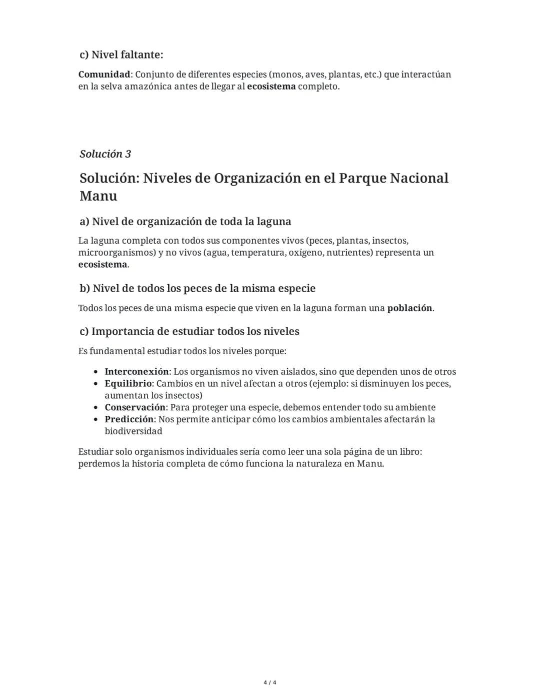 Niveles de Organización Biológica
9 June 2025
Tarea 1
Ordena los siguientes niveles de organización biológica de menor a mayor complejidad y