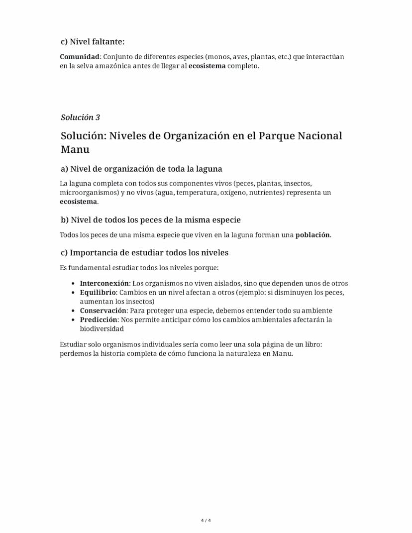 Niveles de Organización Biológica
9 June 2025
Tarea 1
Ordena los siguientes niveles de organización biológica de menor a mayor complejidad y