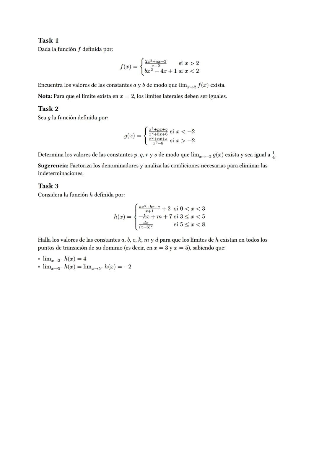 # Límites de Funciones Definidas por Partes

Mock Exam Generated by Esthefany Yovera Periche - Jun 12 05:36

Description:

Este examen evalú