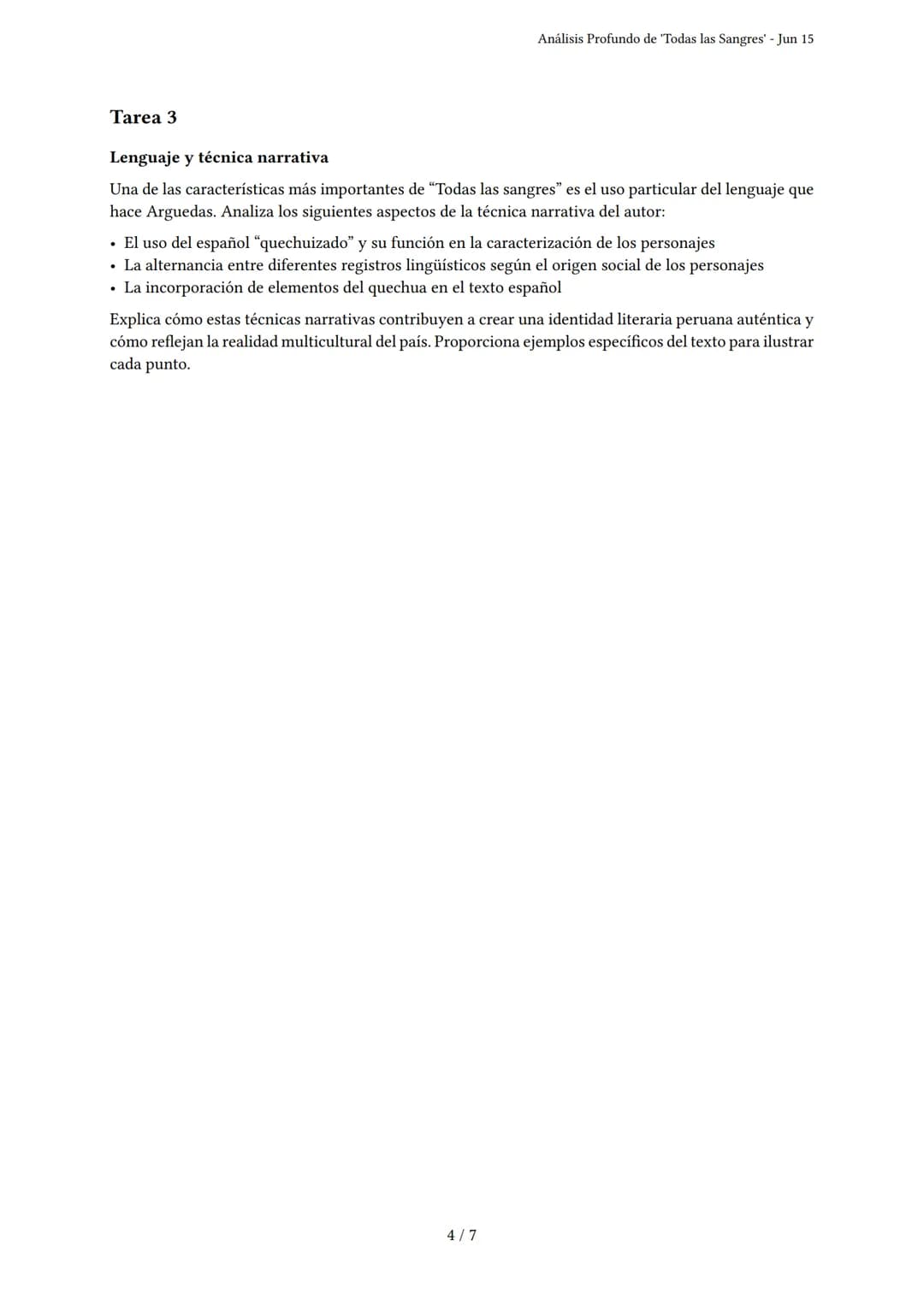 Análisis Profundo de 'Todas las Sangres'
Generado por Heydi alondra Gutierrez mayhua - Jun 15
Descripción: Análisis de la obra 'Todas las sa