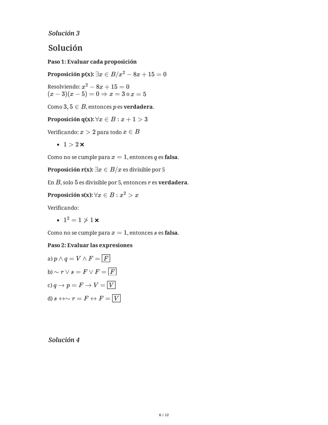 5 June 2025
Cuantificadores y Circuitos Lógicos: Evaluación
Práctica
Tarea 1
Dado el conjunto A = {1, 3, 5, 7, 9}, considera las siguientes 