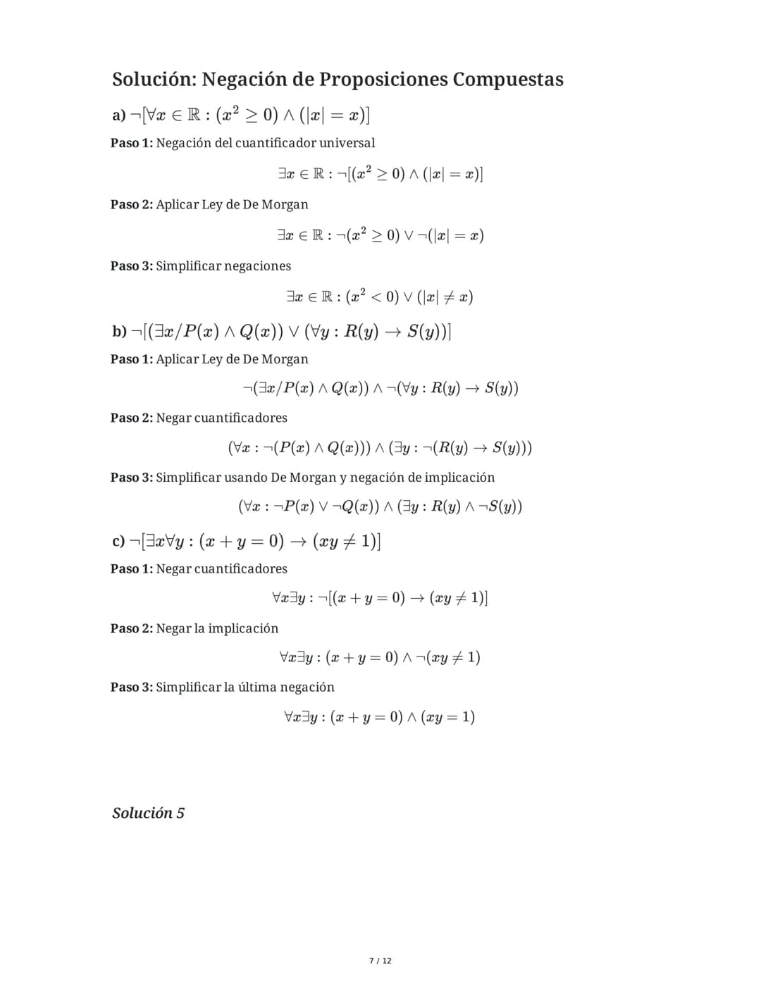 5 June 2025
Cuantificadores y Circuitos Lógicos: Evaluación
Práctica
Tarea 1
Dado el conjunto A = {1, 3, 5, 7, 9}, considera las siguientes 
