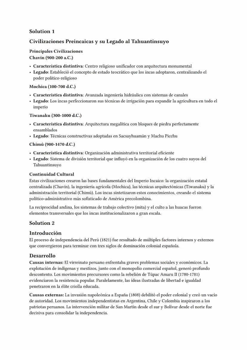 # Historia del Perú: Examen de Conocimientos

Mock Exam Generated by Leonardo Huamani - Jun 12 01:21

Description:

Este examen evalúa el co
