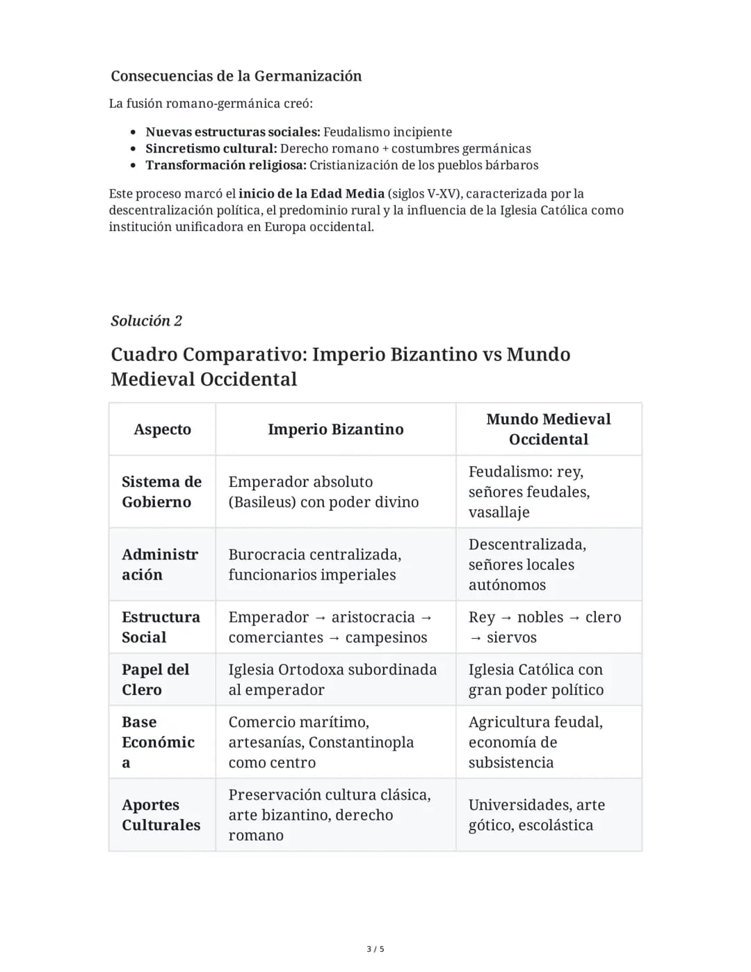 # Feudalismo, Bizancio y Economía Medieval

31 May 2025

## Tarea 1
Analiza las causas y consecuencias de la caída del Imperio Romano de Occ