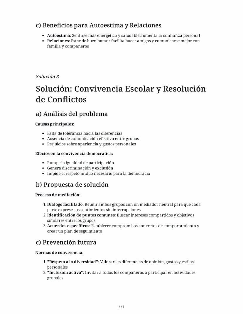 29 May 2025
Desarrollo Personal y Ciudadanía: Decisiones y
Bienestar
Tarea 1
Análisis de situaciones de riesgo y toma de decisiones
María es
